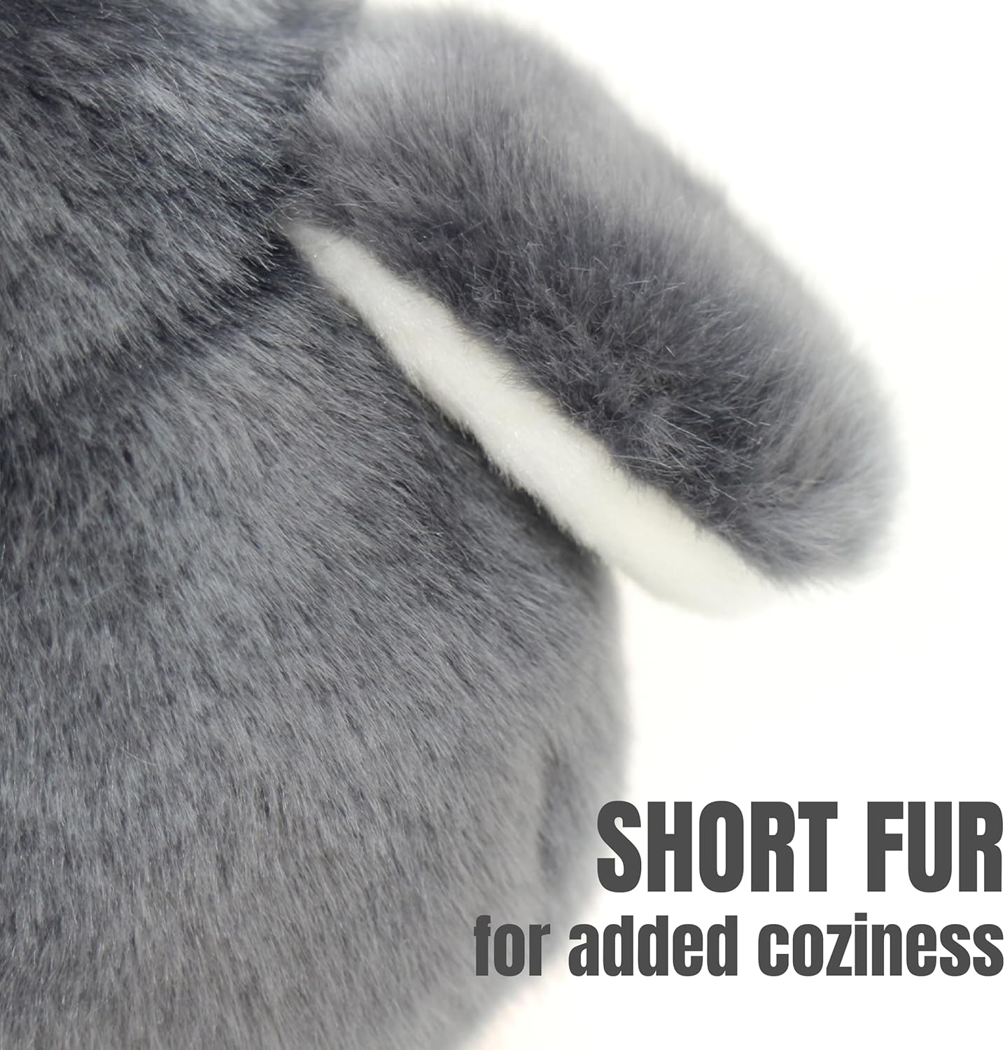 [2Pcs Pack] Soft Plush Penguin Stuffed Cute Baby Animal Dolls and Keychain, Ideal Party Souvenir Kids Boys Girls Girlfriend Valentines Day Christmas Birthday Gifts Toy Lot (Grey) image number 2