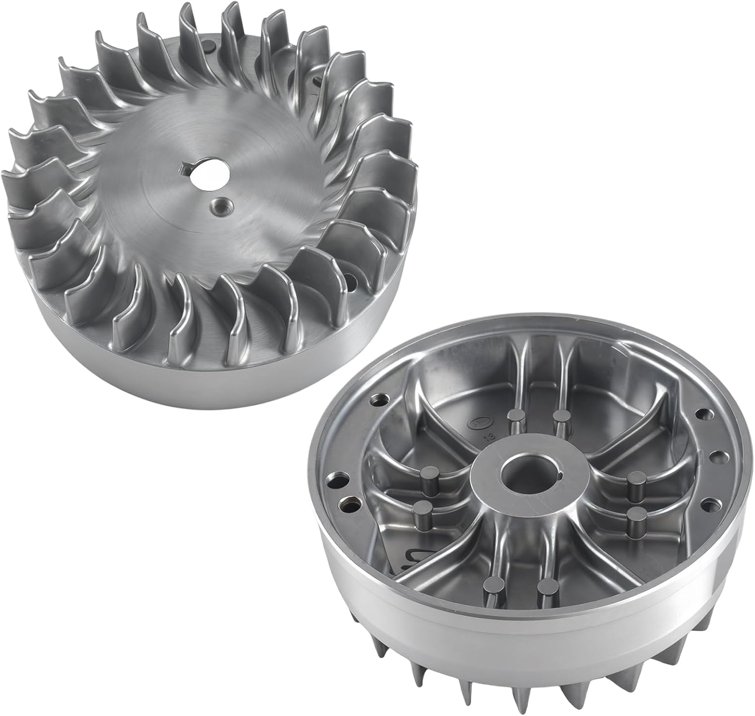 Flywheel 10Krpm for Predator 212Cc 196Cc 224Cc Nonhemi Cast,Fit Honda GX200,69730 69736 Aluminum image number 1