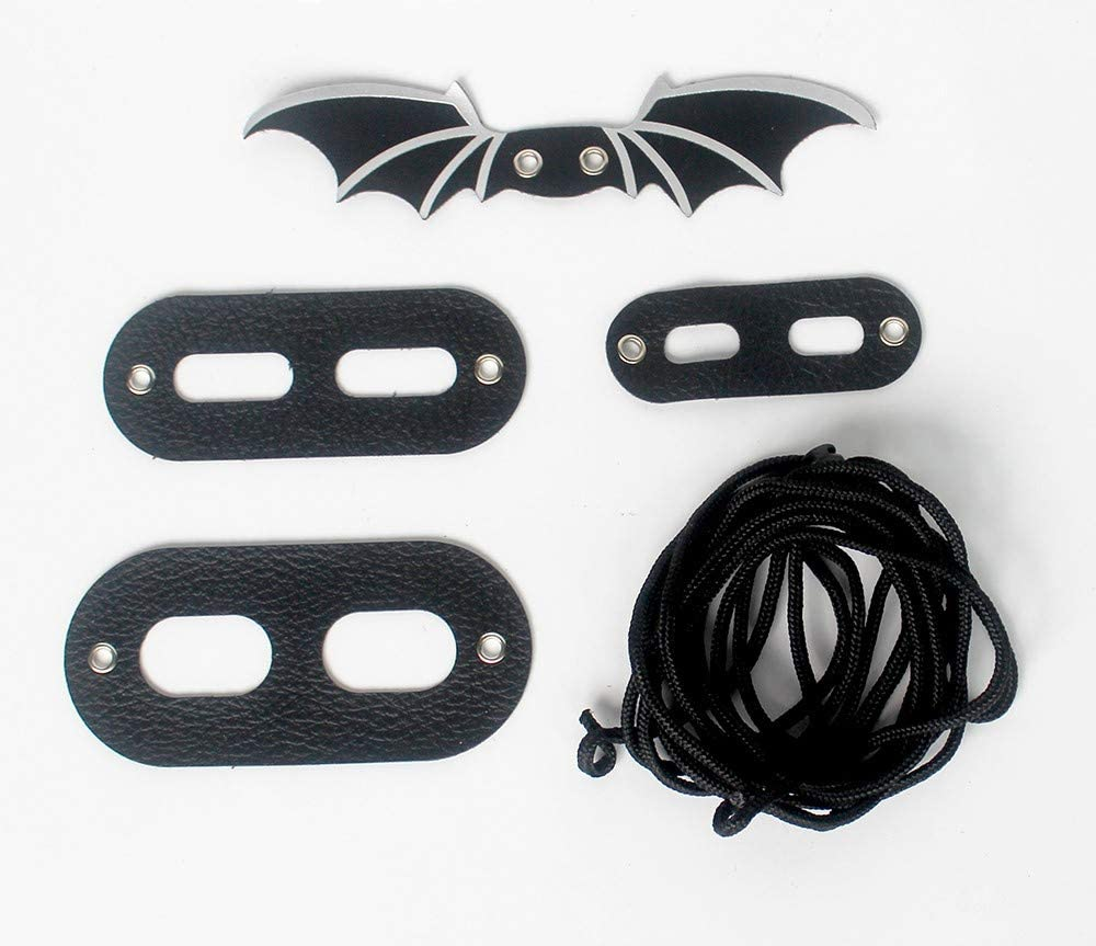 Outdoor Adjustable Black Soft Leather Lizard Leash Harness Set for Amphibians and Small Pet Animal image number 3