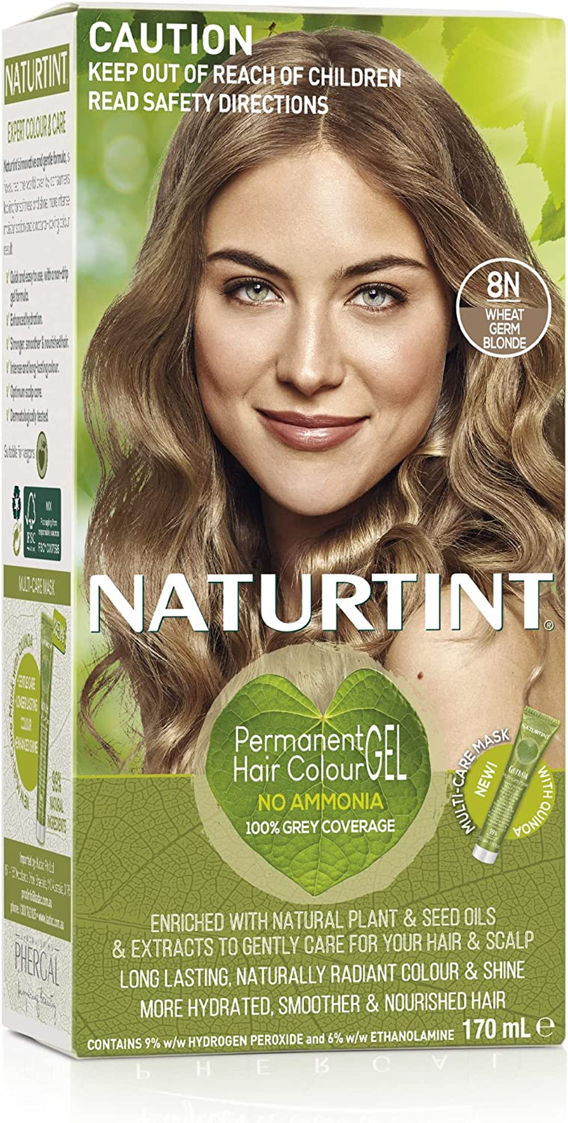Naturtint Permanent Hair Colour, Natural Chestnut 4N - Ash Blonde 8A image number 5
