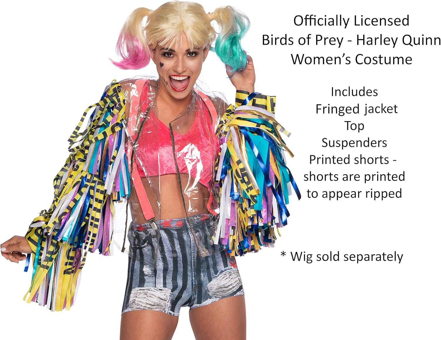 Harley Quinn Deluxe Costume for Adults - Birds of Prey image number 2