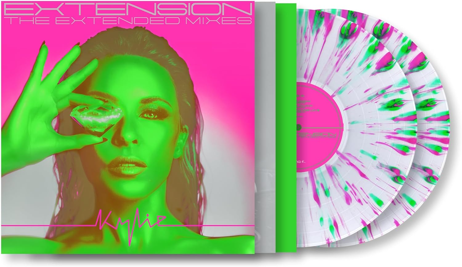 Extension (Clear with Neon Green & Pink Splatter LP)