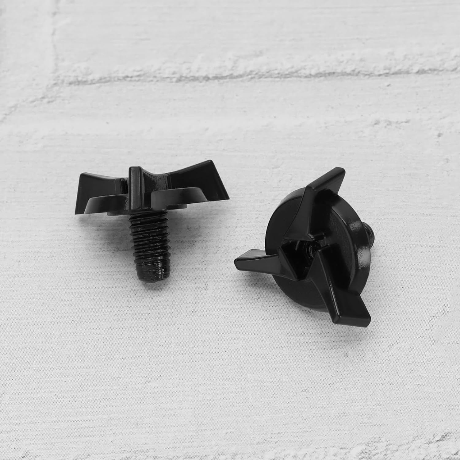 12Pcs Motorcycle Helmet Screws Plastic Fixing Screws with Washers Helmet Visor Screws Motorcycle Helmet Replacement Parts, Black image number 2