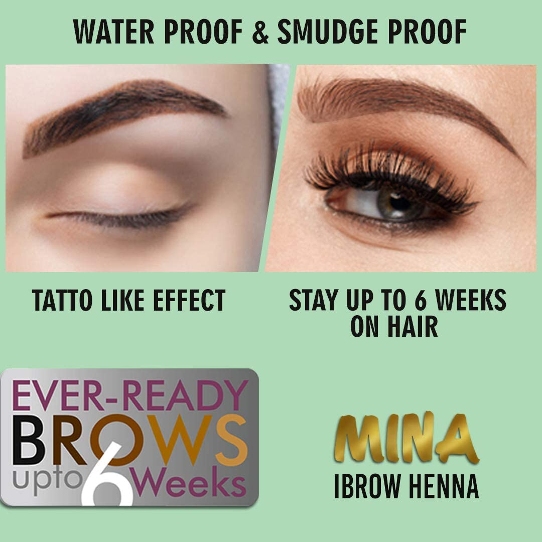 MINA Eyebrow Henna for Eyebrow Color and Tinting Kit- Blonde image number 1