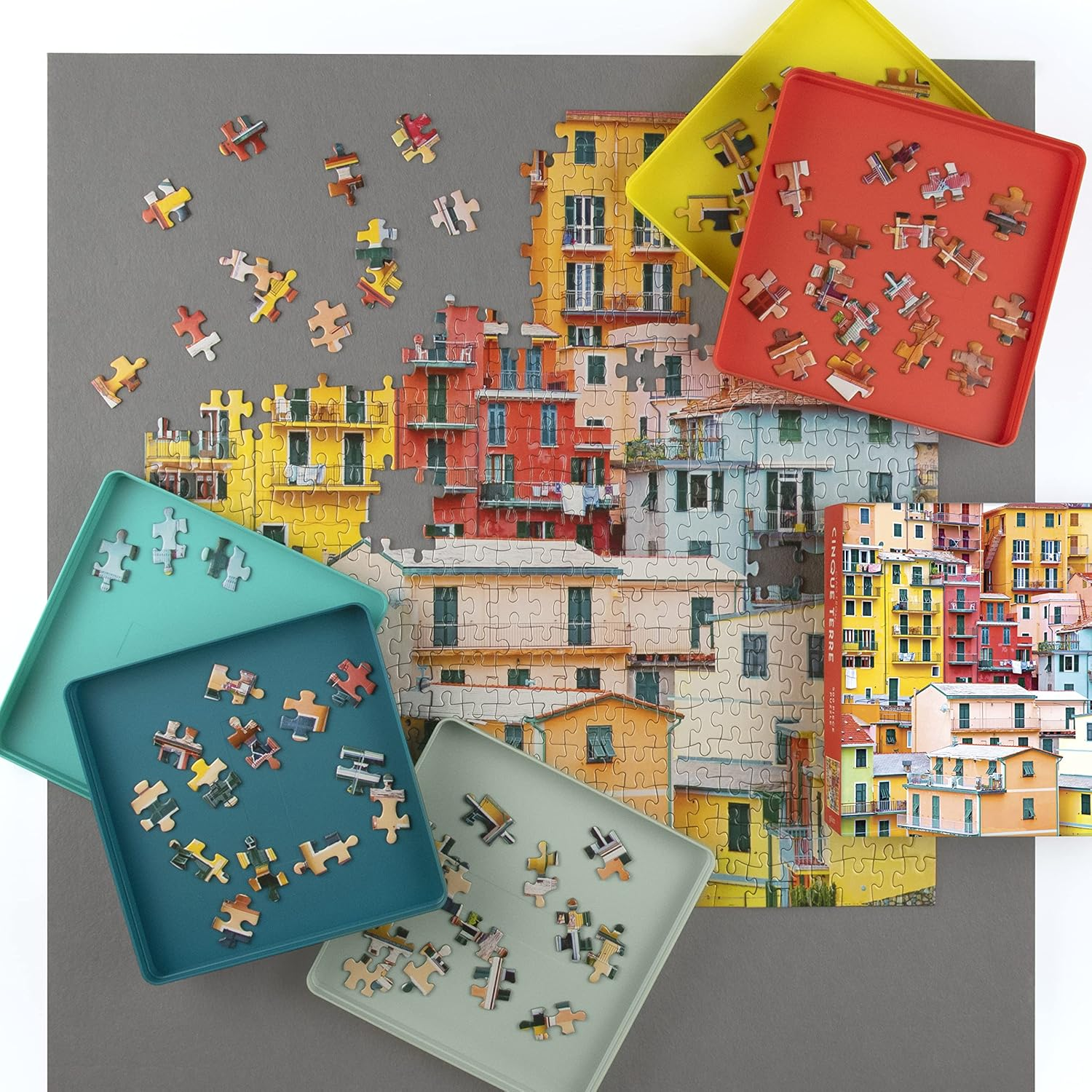 Galison 9780735373211 Puzzle Stackable Sorting Trays image number 3