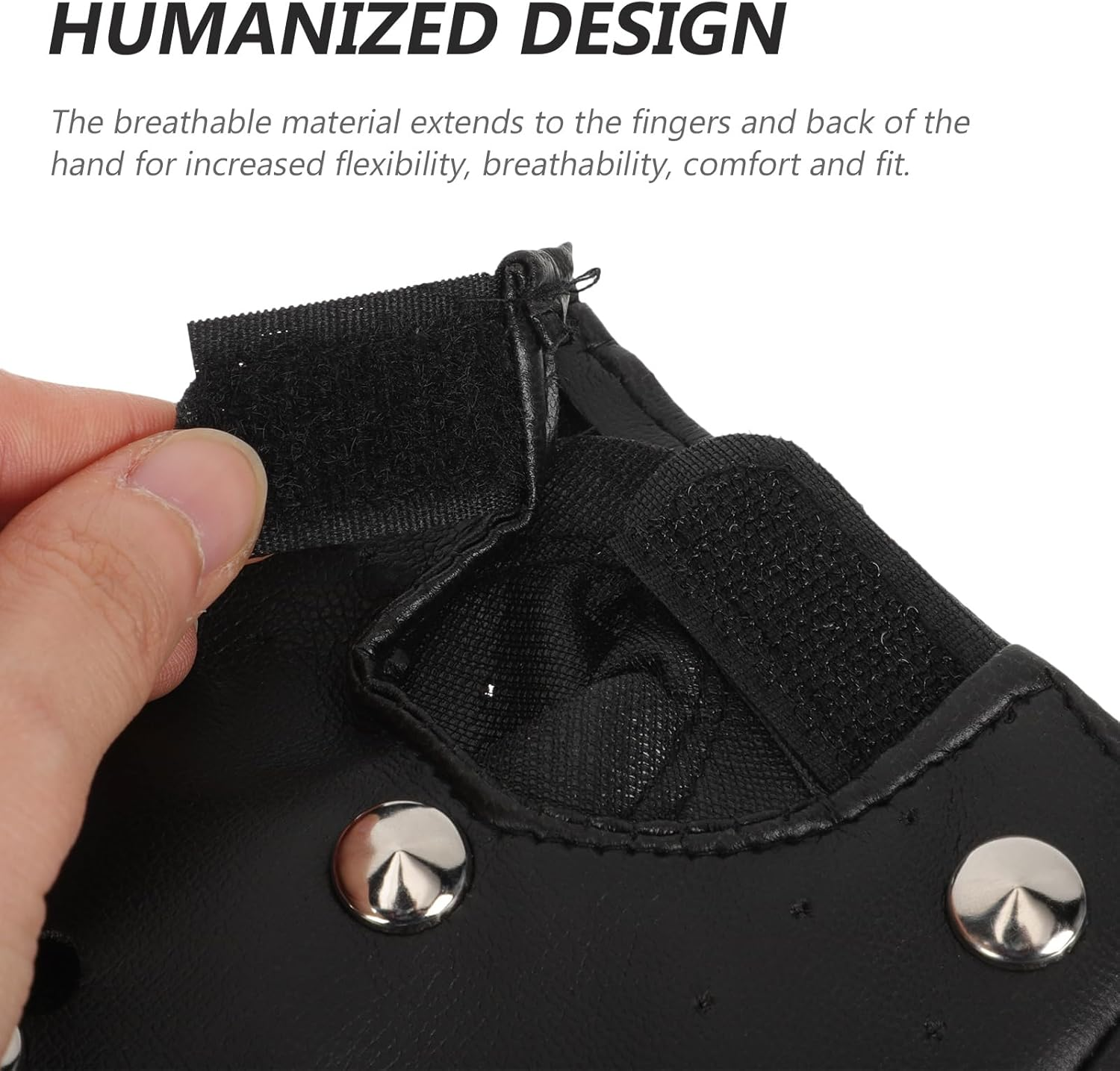 4 Pairs Half Finger Riding Gloves for Motorcycle & Outdoor Activities - Breathable Non-Slip Fitness Gloves image number 4