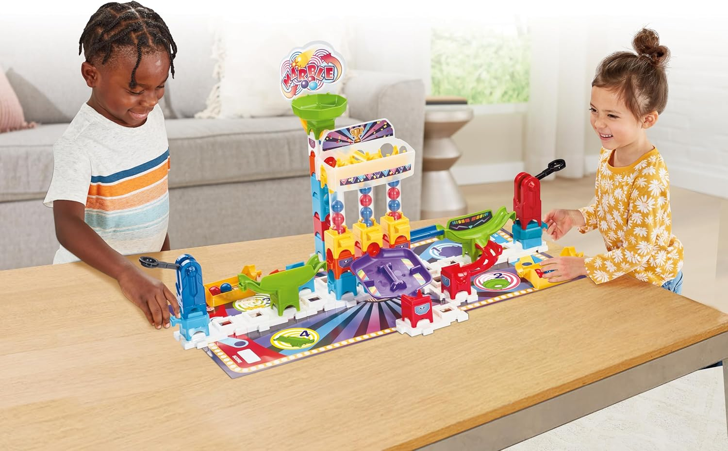 Vtech Marble Rush Game Zone - Construction Toy Set - 571803 - Multicolour image number 3