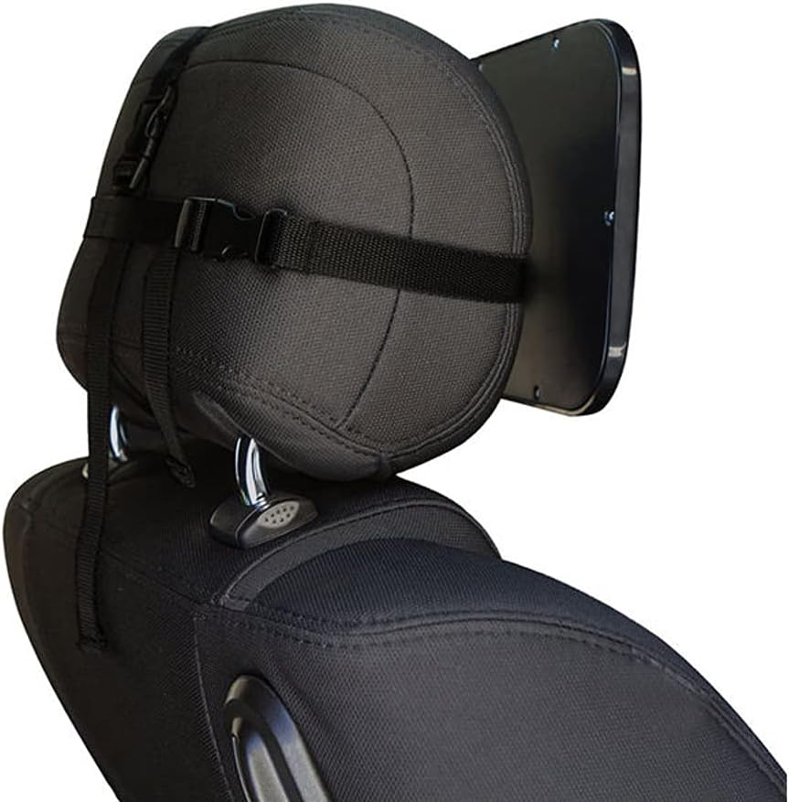 XL Baby Car Mirror, Safety Car Seat Mirror for Rear Facing Infant with Wide Crystal Clear View, Fits on Headrest Shatterproof, Fully Assembled image number 4