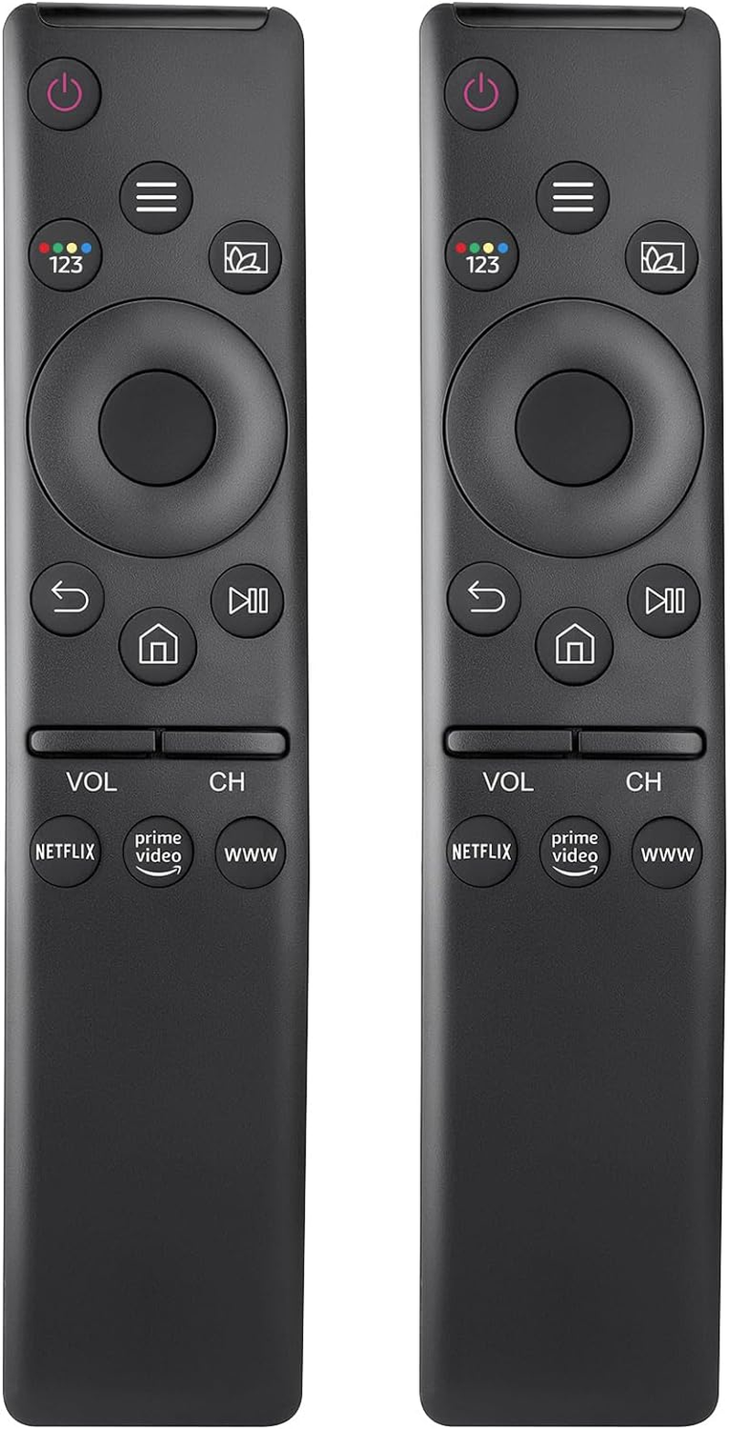 (Pack of 2) Universal Remote Control for All Samsung TV LED QLED UHD SUHD HDR LCD Frame Curved Solar HDTV 4K 8K 3D Smart Tvs, Replacement Remote with Buttons for Netflix, Prime Video, WWW image number 4