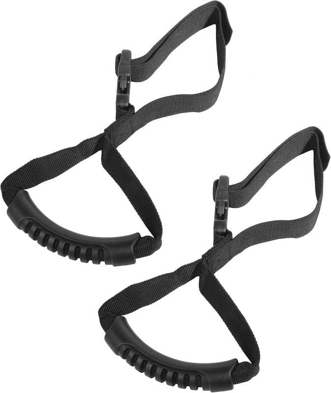 VARGTR 2PCS Car Grab Handle,Car Accessories Auto Cane Grab Handle Adjustable Standing Aid Safety Handle,Vehicle Support Portable Nylon Grip Handle Car Assist Device,Universal for Most Car,Truck, SUV image number 2