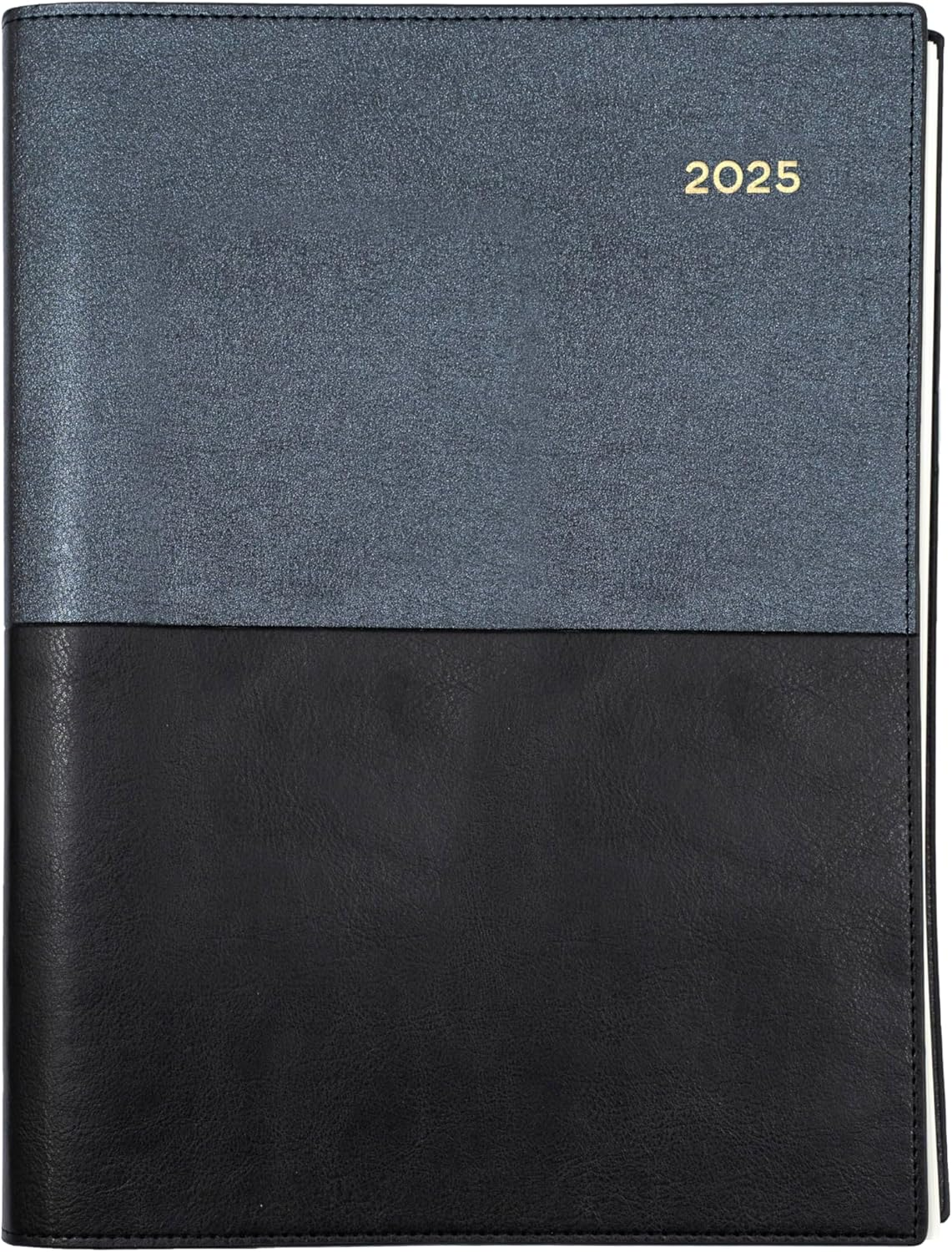 Collins Vanessa - A5 Week to View Calendar Year Diary/Planner - 2025 Black image number 1