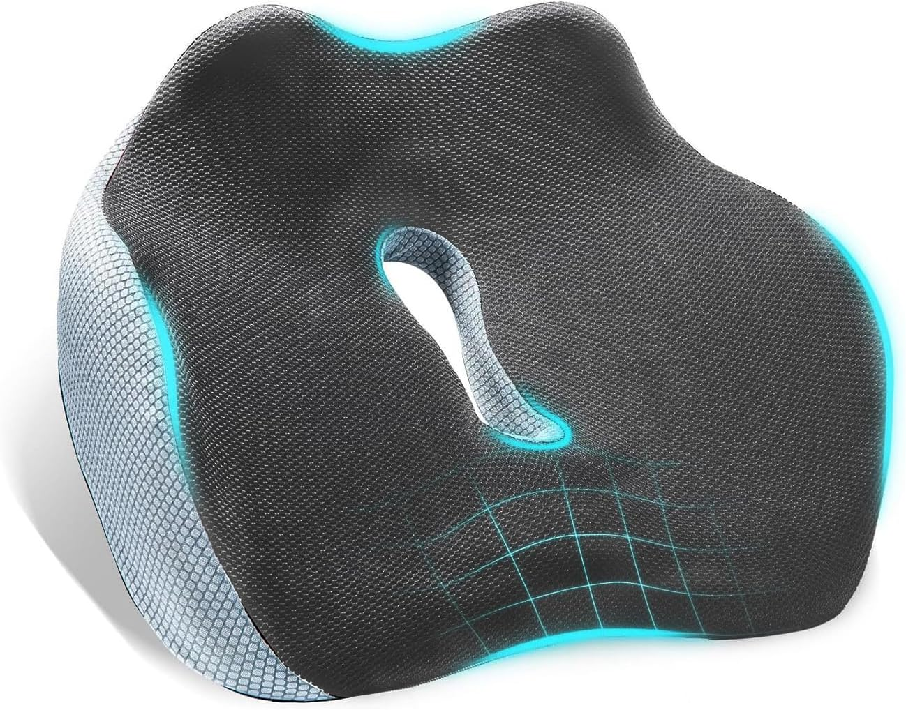 Seat Cushion,Desk Chair Cushion,Memory Foam Seat Cushion,Long Hours Sitting Comfort,With Washable Cover,No-Slip Protects，For Long Sitting, for Office Chair/Gaming Chair and Car Seat image number 5