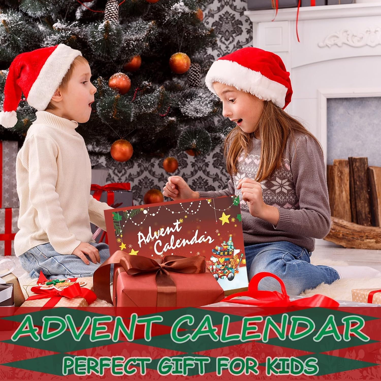 Christmas Building Blocks Advent Calendar 2025, Christmas Reindeer Sleigh Building Set 24 Days Surprises Advent Countdown Gift Box for Kids 6-12 Year, Xmas Santa Elk Sleigh Block STEM Toys Age 6+ image number 4