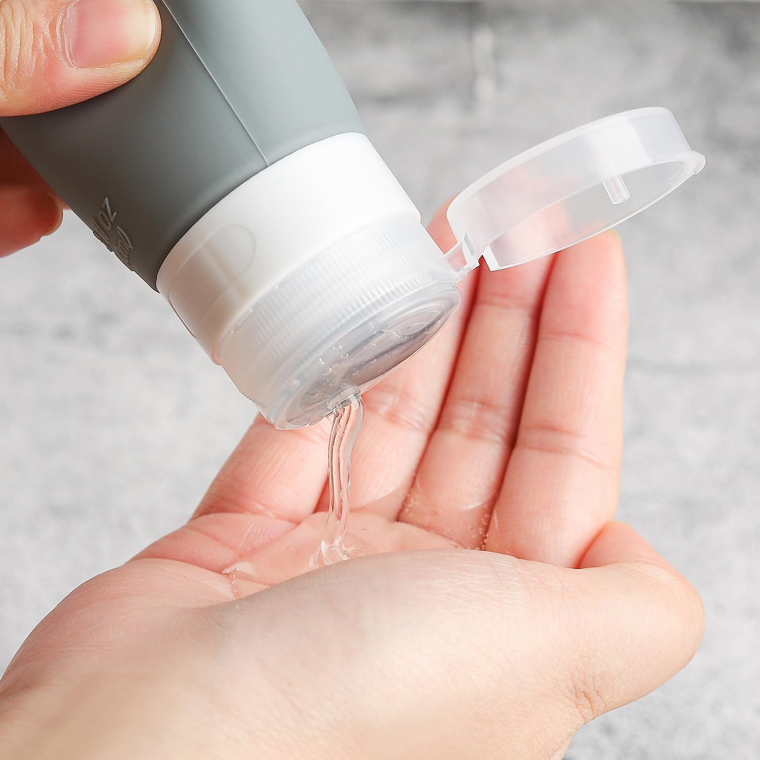 16 Pack Travel Bottles Set - TSA Approved Leak Proof Silicone Squeezable Containers for Toiletries, Conditioner, Shampoo, Lotion & Body Wash Accessories (16 Pcs/Black Pack) - White image number 5