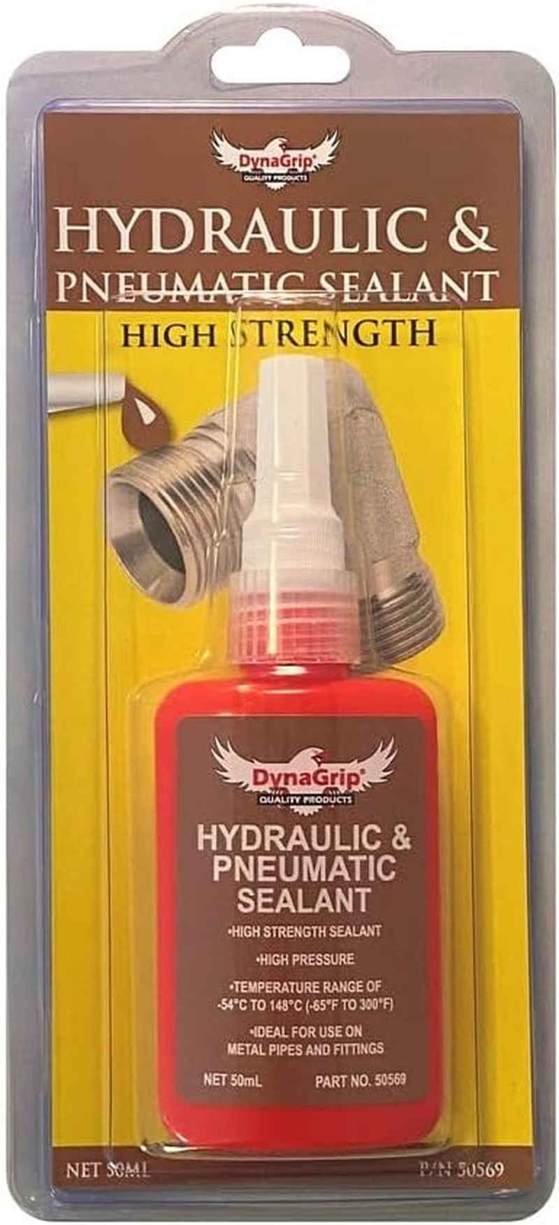 Dynagrip High Strength Hydraulic and Pneumatic Sealant 50 Ml Anaerobic