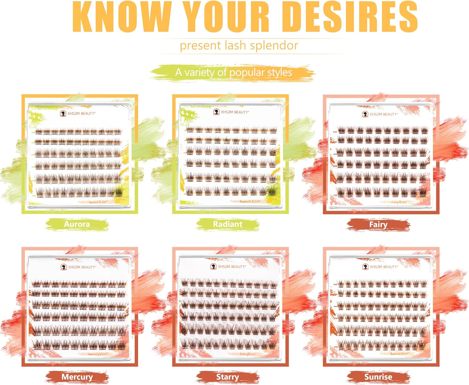 Upgraded,Brown Lash Clusters Hybrid 8-12Mm C Curl (8 10 12),Brown Eyelash Clusters Natural, Ultra-Soft Individual Lashes.No Plastic Feel,Thin Band,New Comfort - Radiant Style - 12Mm D-Radiant Single-Size Packaging image number 4