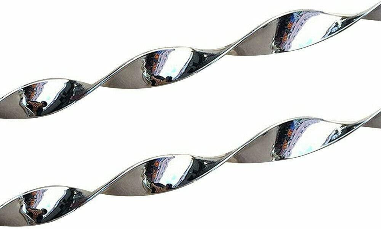 12/24 Pcs Bird Repellent Wind Twisting Scare Rods Reflective Spiral 30Cm Long (12 PCS)