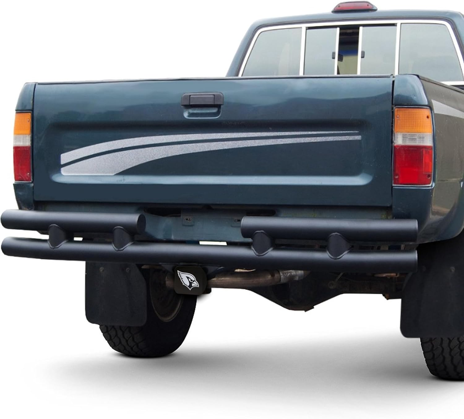 FANMATS 21486 Arizona Cardinals Black Metal Hitch Cover with Metal Chrome 3D Emblem