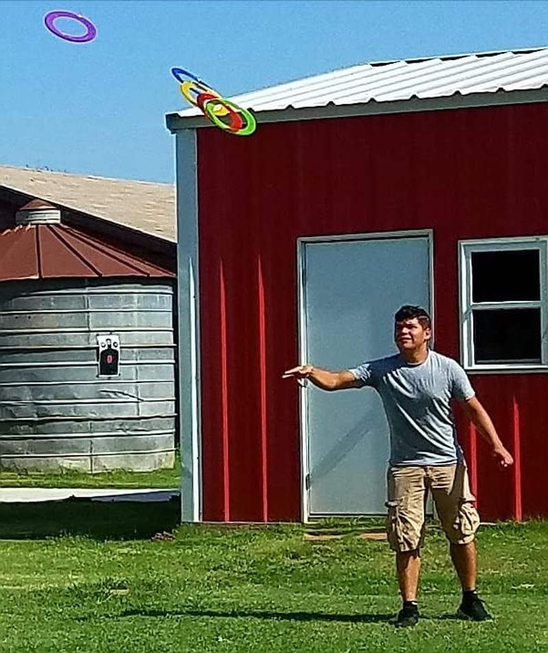 (5 Pack) - Yofit 25Cm Flying Ring with Assorted Colours image number 1