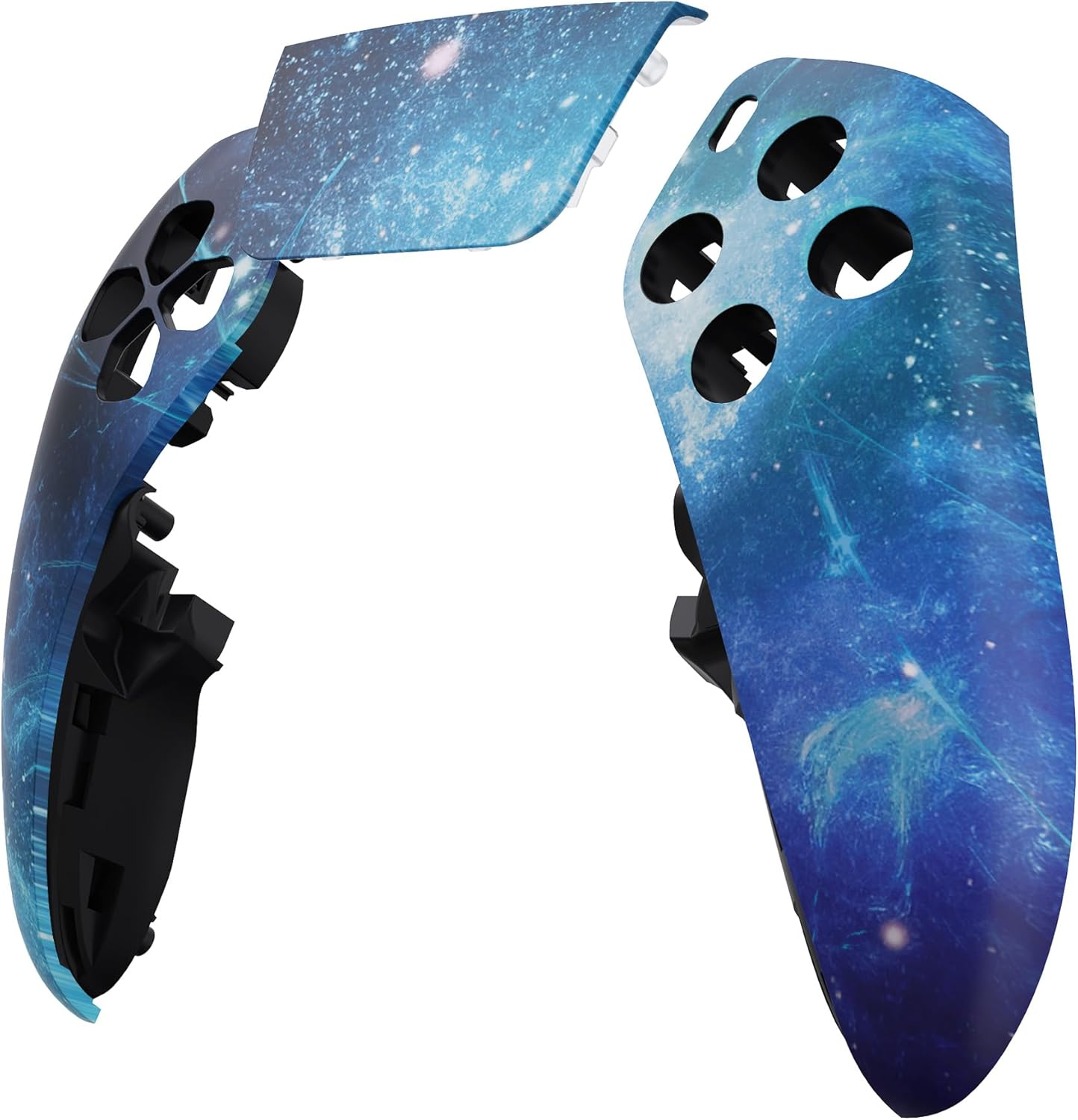 Extremerate Left Right Front Top Shell with Touchpad Compatible with Ps5 Edge Controller, Lovely Punky Bunny Replacement Faceplate Shell Custom Touch Pad Cover Compatible with Ps5 Edge Controller