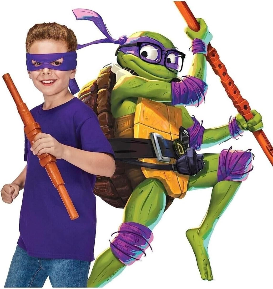 TMNT MM Movie Basic Roleplay - Don Transforming Bo Staff image number 5