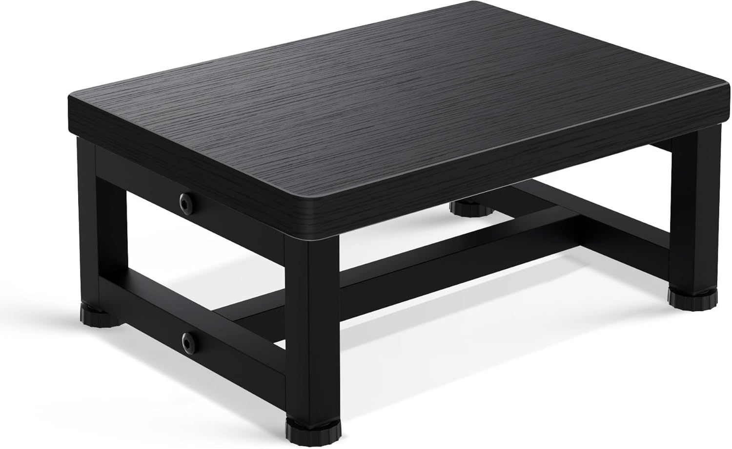 Wooden Foot One Step Stool Adult Elderly Senior Kid Toddler High Bedside Kitchen Bathroom Dorm Small Portable Chair Outdoor Modern Wide Bench Little Toilet Bathtub Metal Stair Helper Heavy Duty 6 Inch