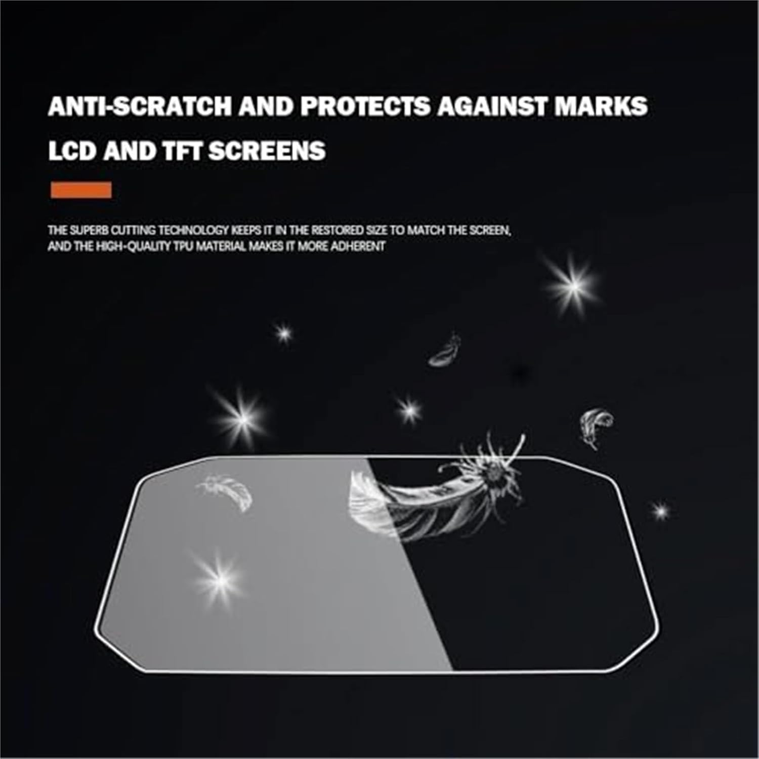 Screen Protector, for XL 750 Accessories Motorcycle Dashboard Screen Protector Screen TPU Protectation Membrane XL750, for TRANSALP 2023 Motorcycle Dashboard Screen Protector image number 2