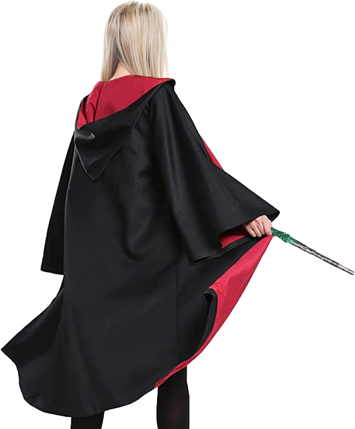 Wizard Costume Robe Magic Cloak 6 Pcs Set Cape Cosplay Costume Dress up Party Halloween image number 1