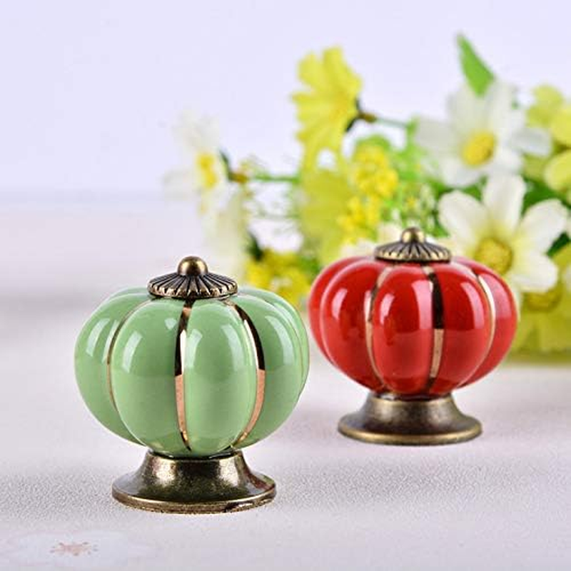 Fatcolo(Tm) Kitchen Handles Pull Drawer Knobs Ceramic Door Cabinets Cupboard Hardware W/Screws image number 4