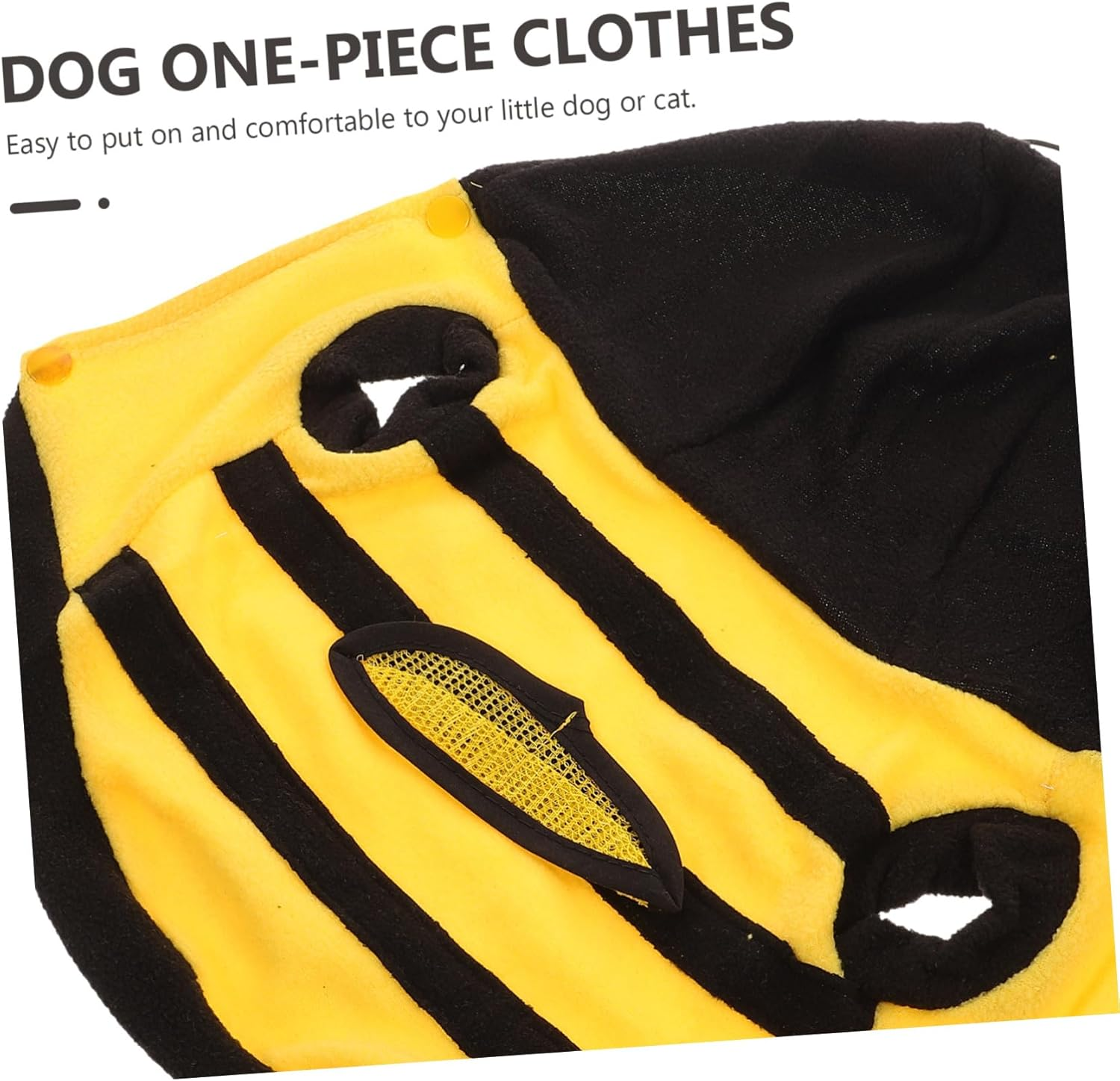 BESPORTBLE 2Pcs Pet Dress-Up Costume Dog One-Piece Clothes Bee Cosplay Four-Leg Pet Clothes for Puppy Xs Supplies Random Style image number 3