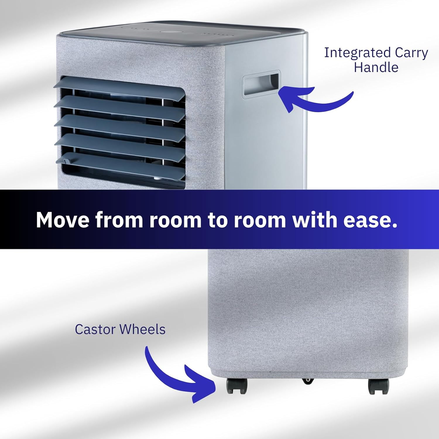 Ausclimate 2.05Kw Smart Compact Portable AC, Stone Grey image number 2