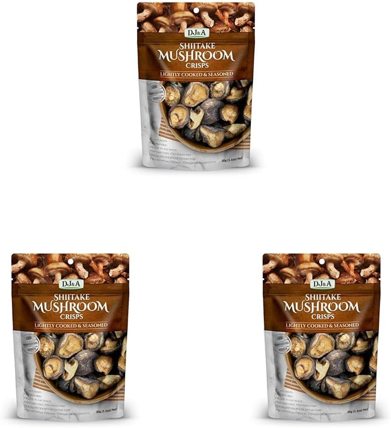 DJ&A Shiitake Mushroom Crisps, 1 Count, Mushroom image number 2