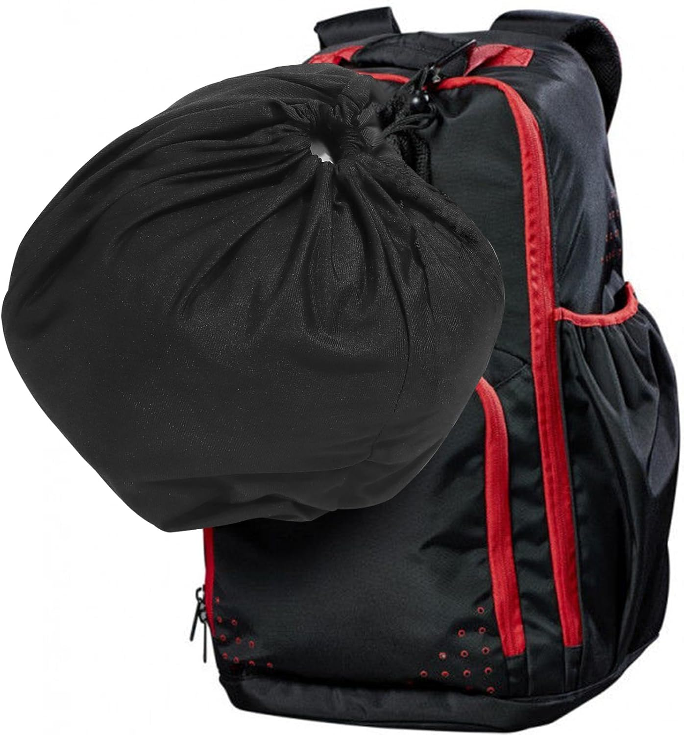 Helmet Protection Storage, Large Capacity Light Weight Drawstring Bag for Riding Bicycle Travel, Folding Sport Travel Bag image number 2