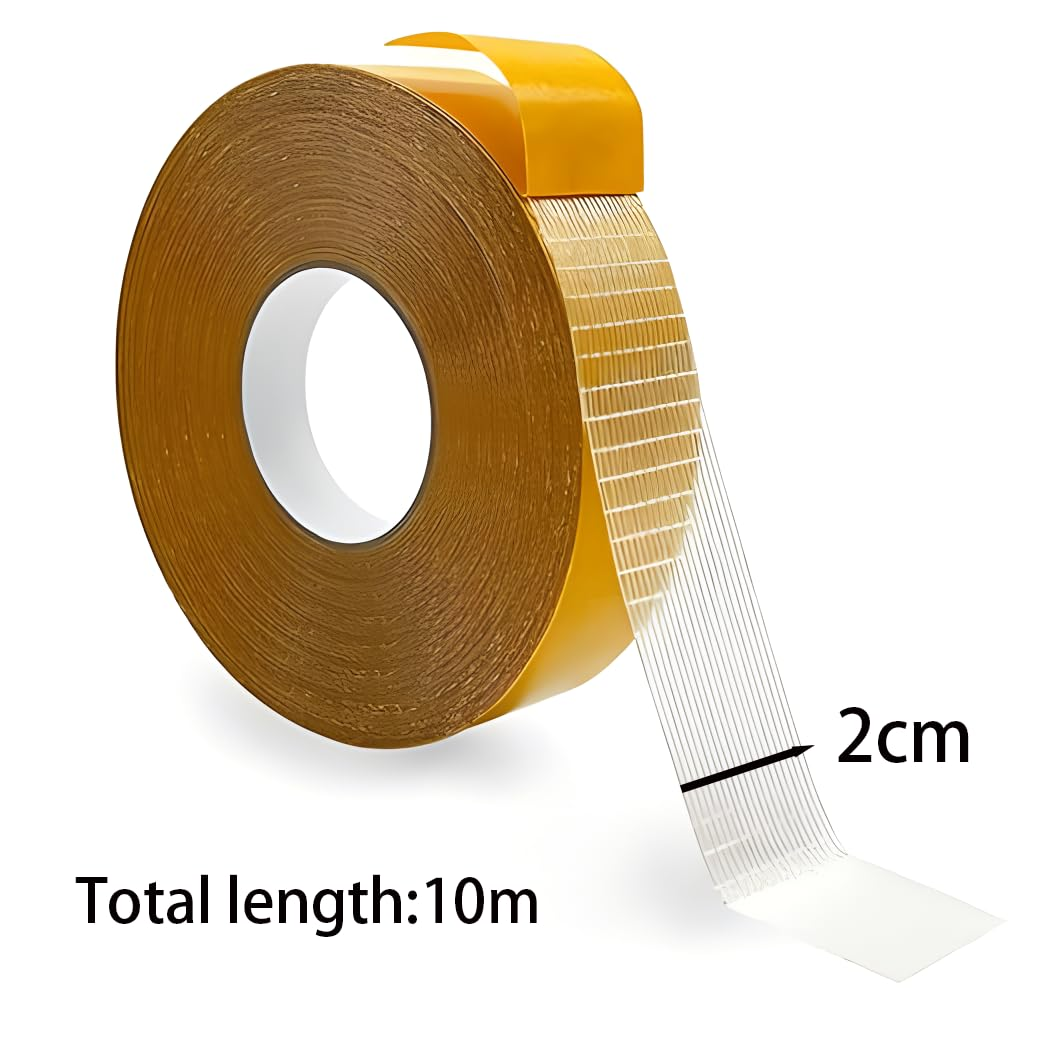 Multifunctional Double Side Fabric Tape, Heavy Duty Carpet Tape, Clear Tape for Clothes,Strong Adhesive Two Sides Tape, No Glue Residue High Stickness. image number 4