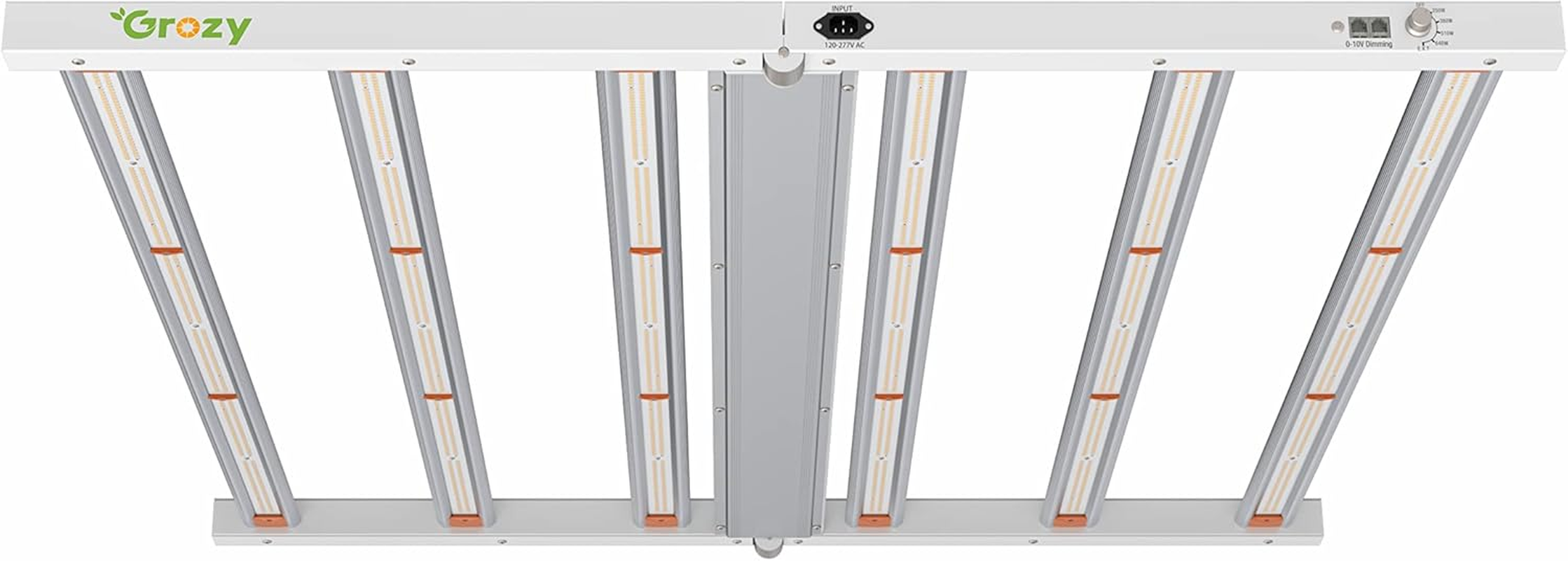 GROZY GR-E 720W LED Grow Light Bar Full Spectrum for Indoor Grow Tent Growing Flowering