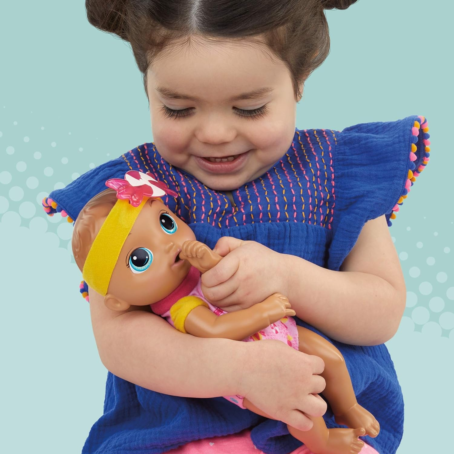 Baby Alive Doll - Sweet N Snuggly Soft Baby Doll - Incl Bottle - First Baby Doll - Interactive Nurturing Toys for Kids - Girls and Boys - Ages 18+ Months