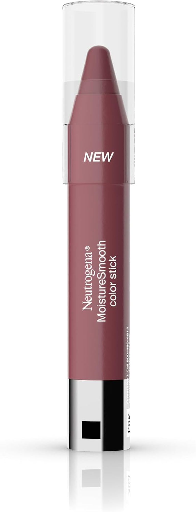 Neutrogena Moisturesmooth Color Lip Stick, 180 Deep Plum, 36 Count
