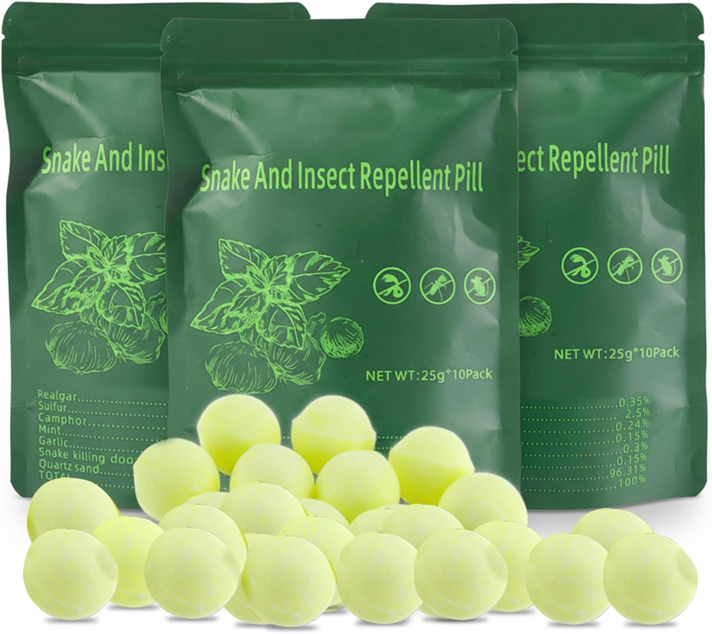Snake Repellent Balls - 30 Pack | Best Snakes Deterrent for Yards | Keep Snake Away Repellent for Indoor or Outdoor, Garden, Lawn, Pet Safe image number 5