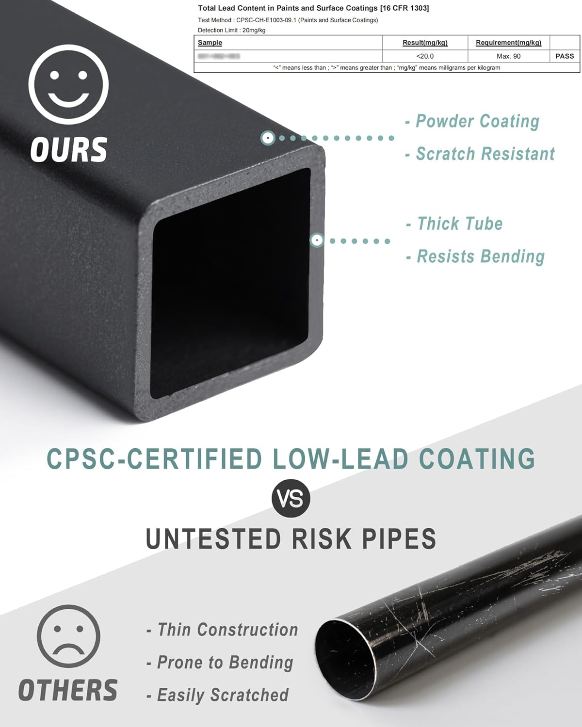 Golf Bag Storage Garage Organizer for 3 Golf Bags - Golf Bag Storage Rack for Garage - Golf Bag Organizer with 2 Side Shelves, Clubs Holder and Wheels - Golf Organizer for Golf Accessories image number 6