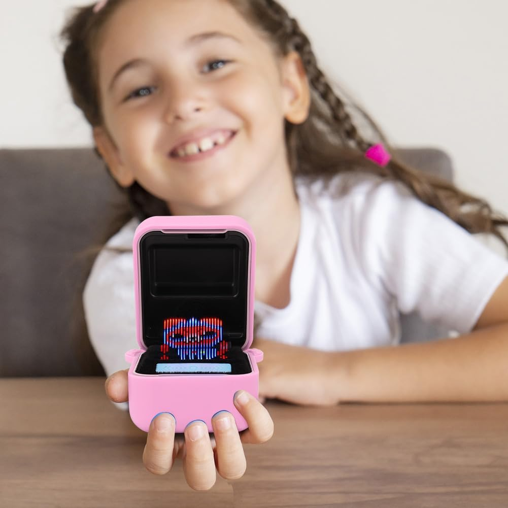 Protective Silicone Case for Bitzee Digital Pet Interactive Virtual Toy, Protective Sleeve Holder Skin Washable with Lanyard for Bitzee Interactive Toy Digital Pet and Accessories image number 1