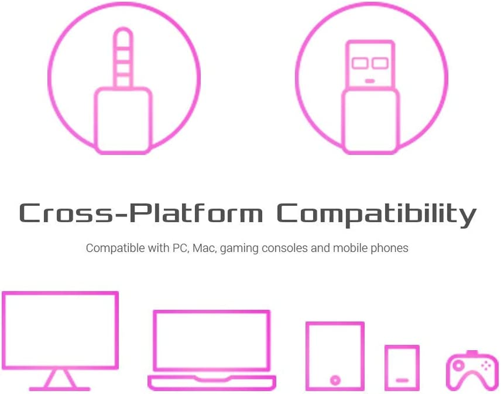 ASUS ROG Strix Fusion 300 PNK LTD Gaming Headset - USB, 3.5Mm, Virtual 7.1 Surround Sound, AI Noise Cancelling Microphone, Compatible with Mobile, PC, PS5, PS4, Xboc, Switch