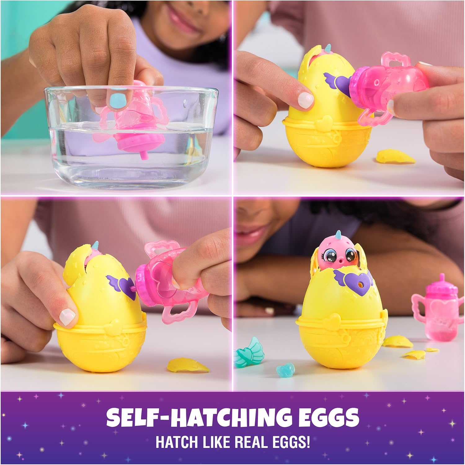 Hatchimals Collectible Hatch Neon Rainbow Basket image number 2