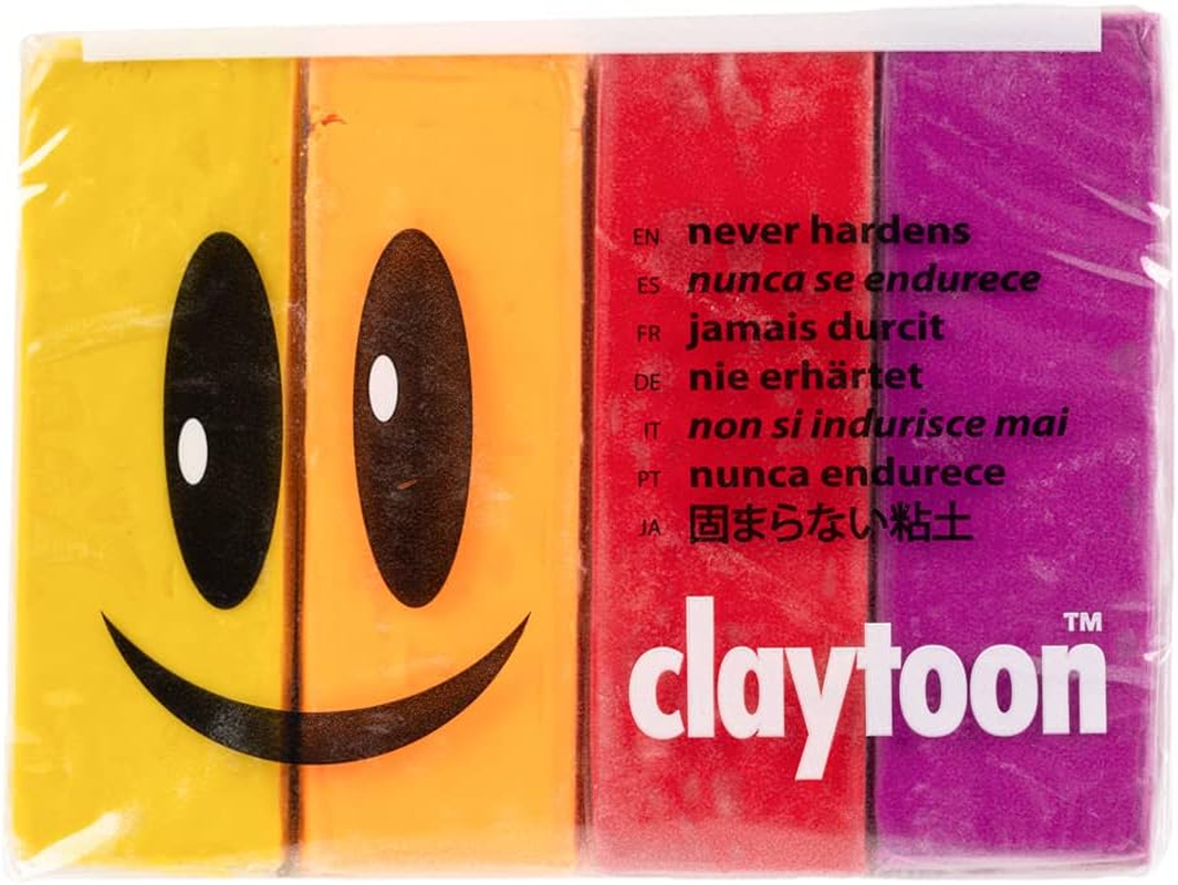 Van Aken Claytoon Modeling Clay &ndash; 1 Lb (Four 4-Oz Bars) &ndash; Use for Claymation, Models, and Stop Motion (Circus) - Holiday image number 6
