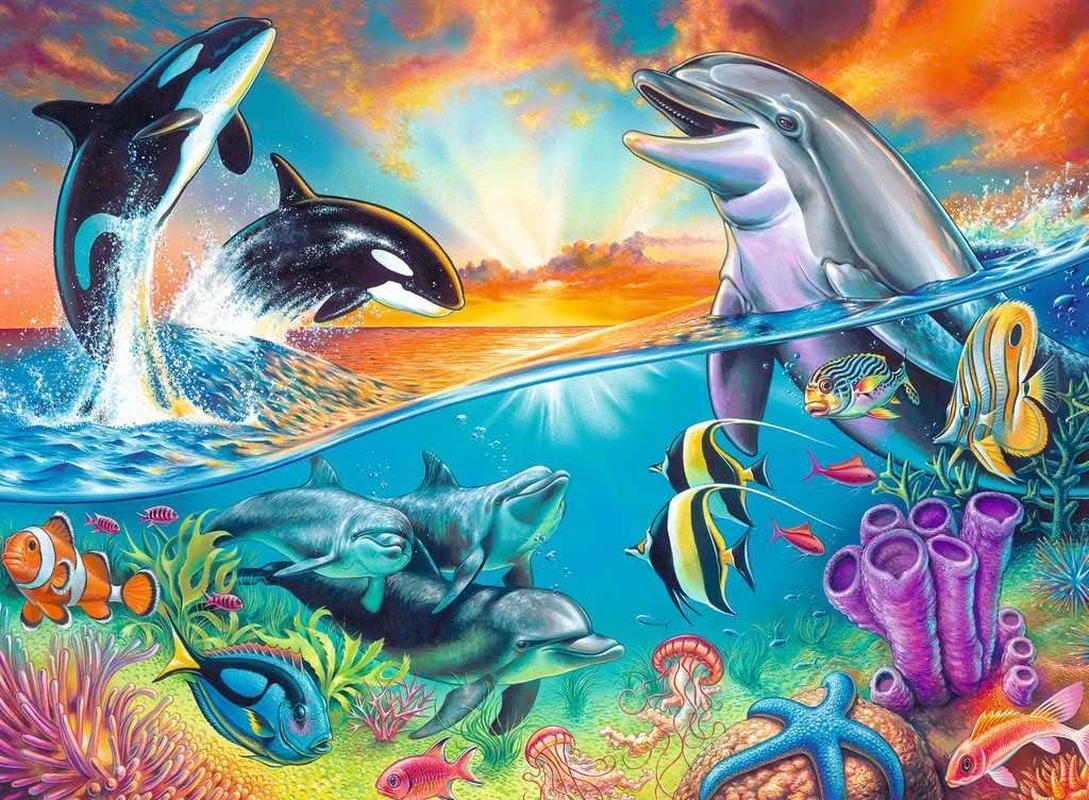 Ravensburger - Ocean Wildlife Puzzle 200 Pieces