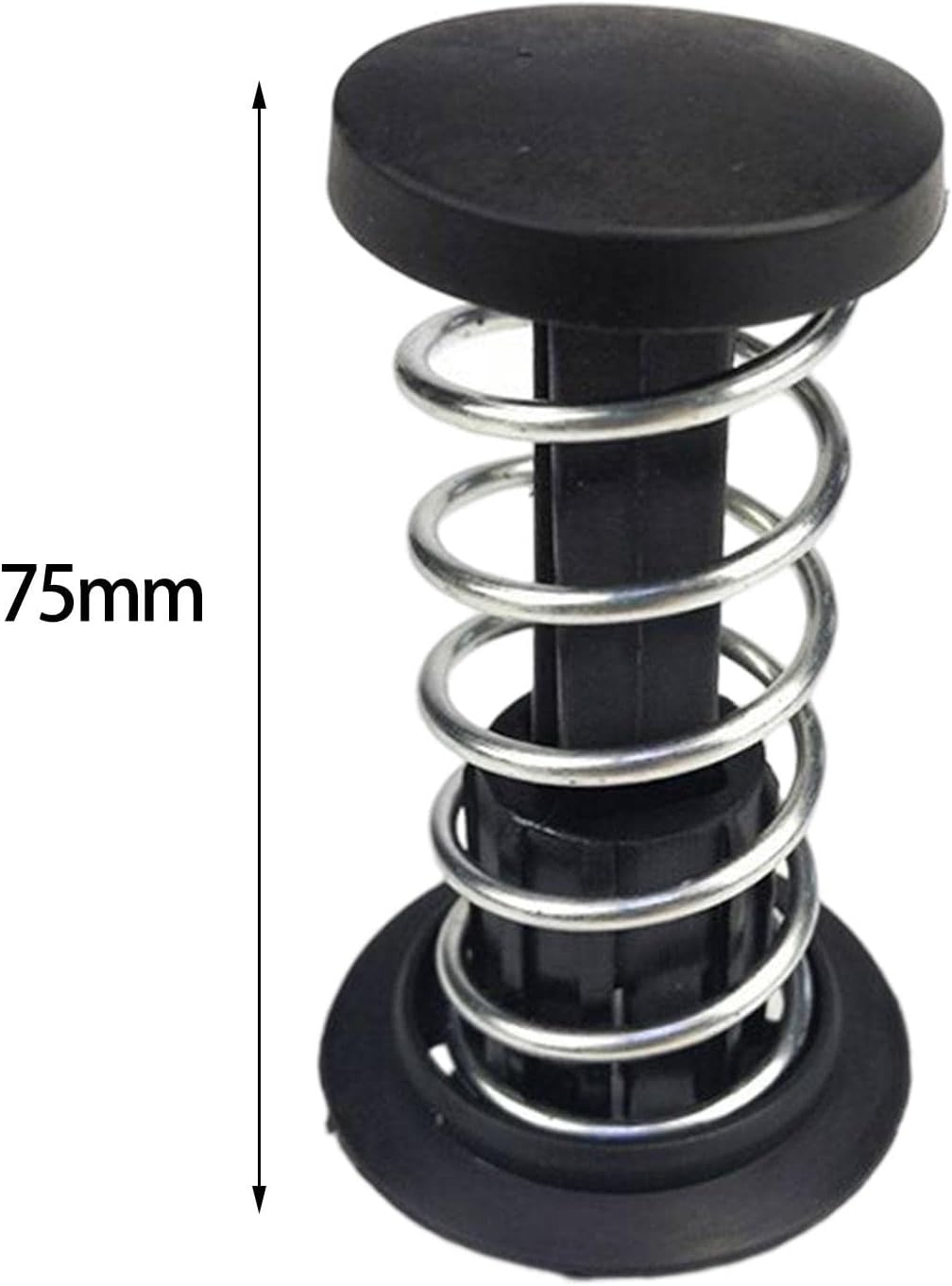 Magideal 2Xautomotive Hood Spring 1668800027 Durable Direct Replaces Easily Install, Black, 2 Pcs image number 1