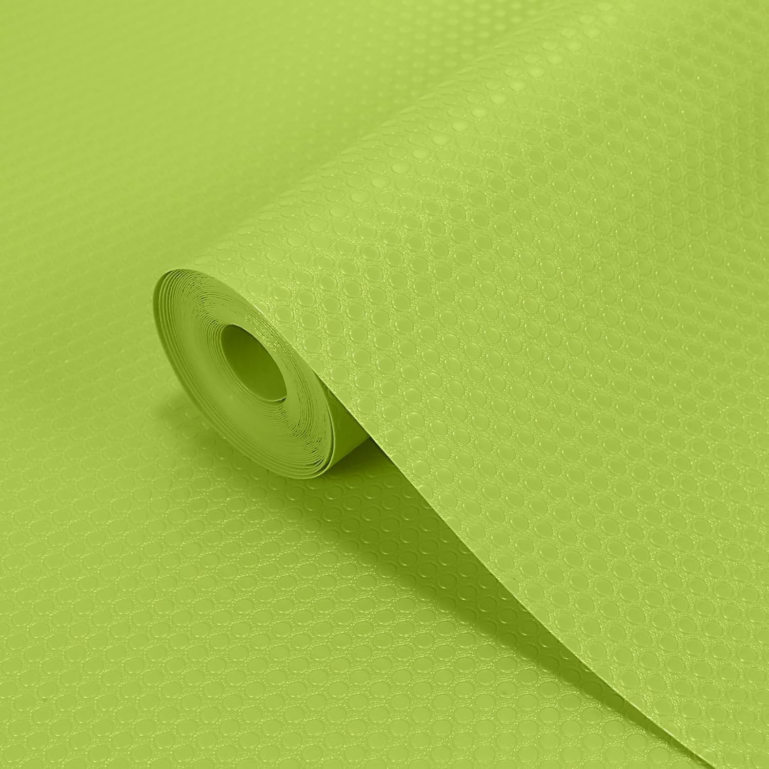 Shelf Liner 44.5Cm X 5M, Yiaxoyia Non-Slip Oil-Proof Cabinet Paper Drawer Liner for Kitchen Cabinet, Refrigerator, Shelves, Storage, Desks, Washable & Non Adhesive (Grey Dots Pattern 2 Roll)
