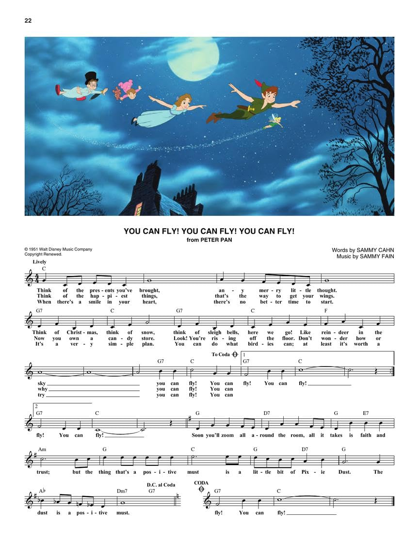 Disney 100 Songs: Songbook Celebrating the 100Th Anniversary of Disney Complete with Foreword by Alan Menken, Preface by Disney Historian Randy Thornton, & Colorful Artwork for Each Song image number 6