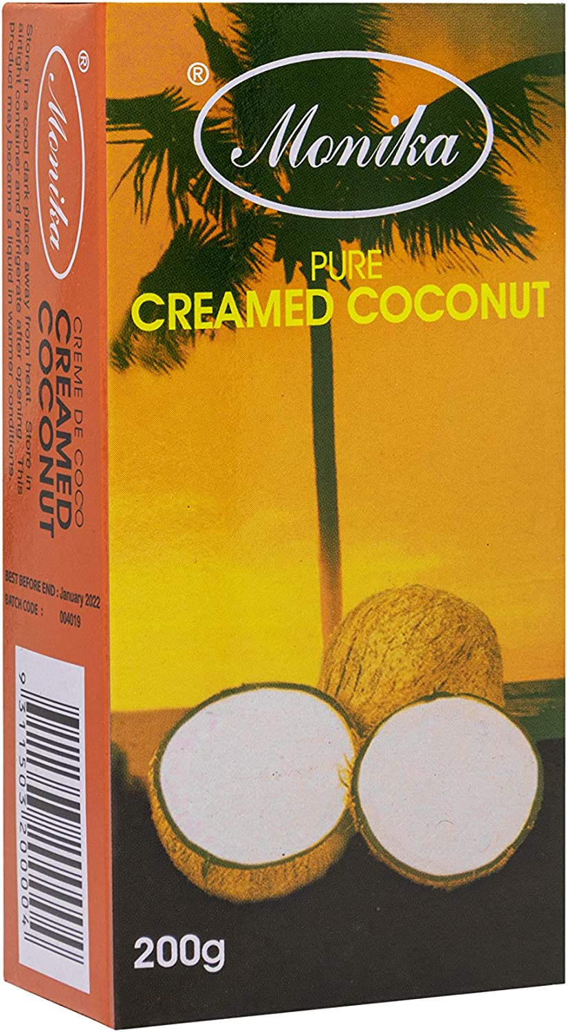 Monika Creamed Coconut Block, 200 G image number 1