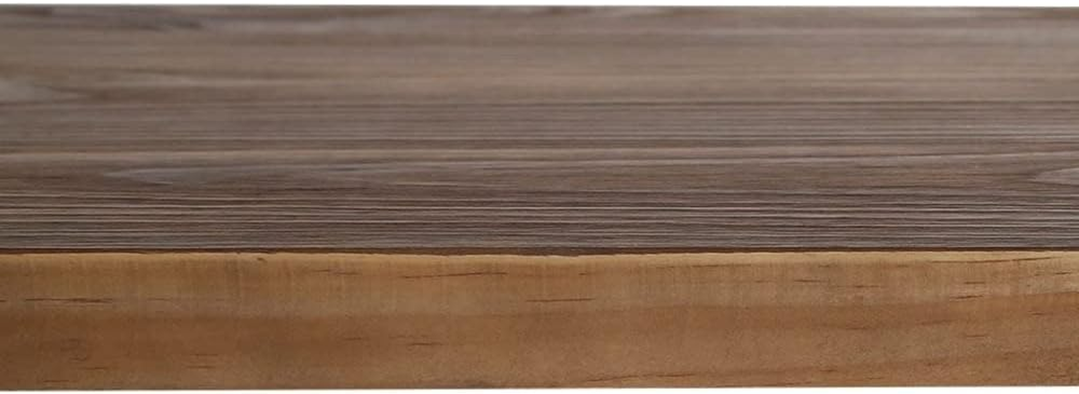 LEVEDE Wooden Dining Bench, Set of 2 Garden Bench Seat Indoor Outdoor, Backless Table Bench for Dining Room, Living Room, Hallway, Terrace (115 X 30 X 47Cm, Brown) image number 2