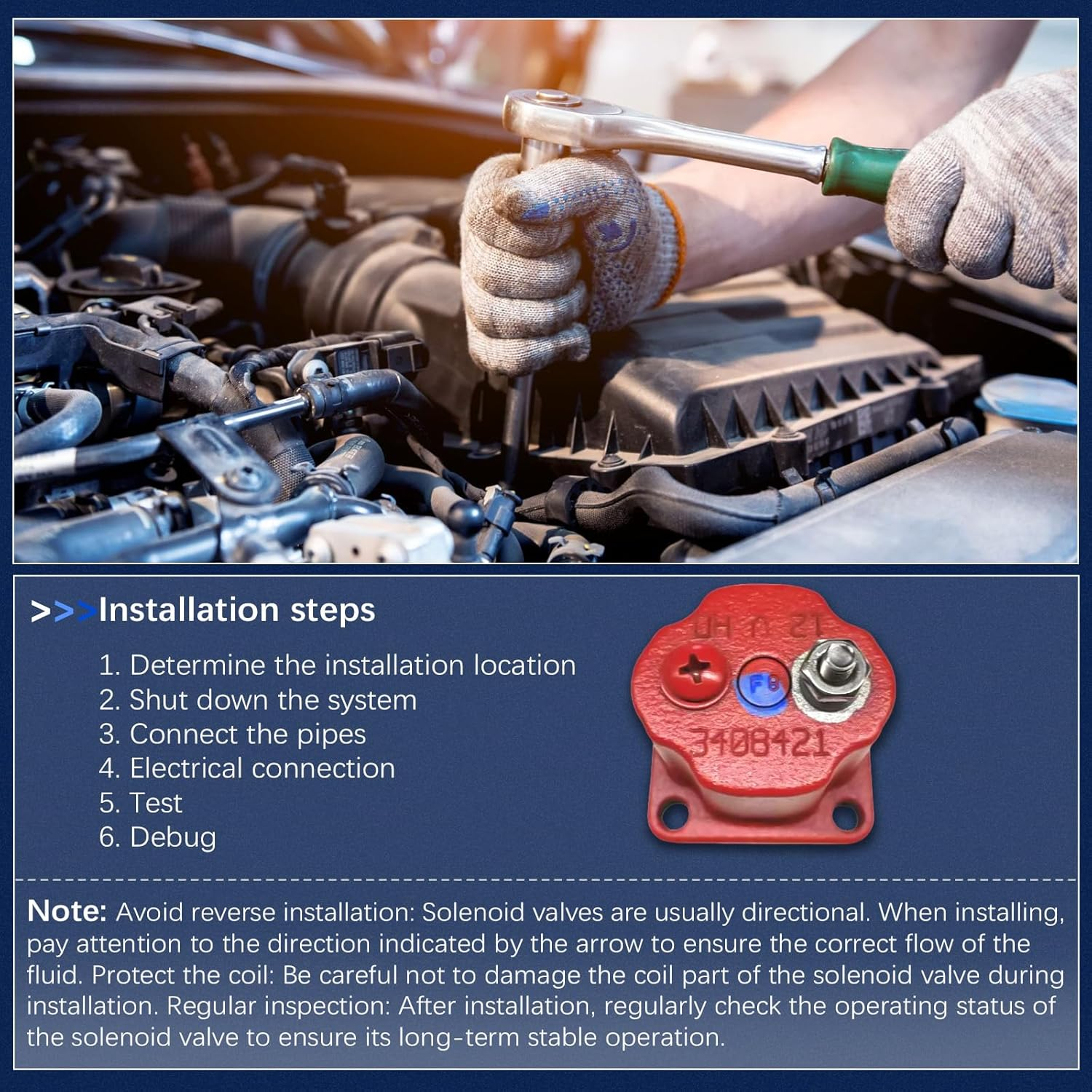 4024808 3054608 12V Fuel Shut off Solenoid Valve for Cummins N14 NTA855 KTA19 KT50 305461 M11 K38 K50 MTA11G1G2 KTA38 KT38P780 KTA19G3G4 KTA38G2 KTA38G5 Stop Solenoid Valve Diesel image number 3